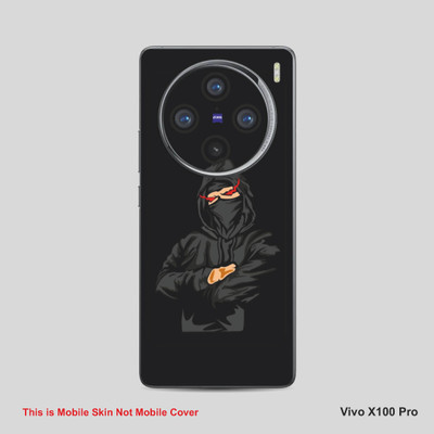 VYBE The Smart Choice Vivo X100 Pro Horror Mobile Skin Mobile Skin(Dune Black A14)