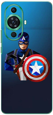 FCS Huawei nova 11 Ultra Printed Back skin Mobile Skin(Captain America Shield)