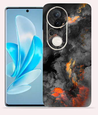 OggyBaba OggyBaba Vivo T4 Ultra Mobile Skin(Black clouds)