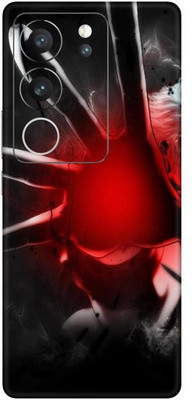 Vcare GadGets Dark Red Vivo V29 5G Mobile Skin(Multicolor)