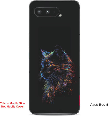 VYBE The Smart Choice Asus Rog 5 Cat Embossed Mobile Skin(Baltic Sea 4)
