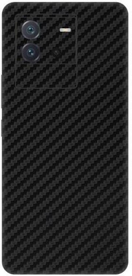 Vcare GadGets iQOO Neo 6 5G Fiber Carbon Black Back Side Premium Mobile Skin(Fiber Carbon Black)