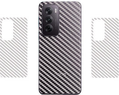 DVANK OPPO RENO 12 PRO 5G || 3D CARBON FIBER ULTRA-THIN BACK LAMINATION || Mobile Skin(TRANSPARENT)