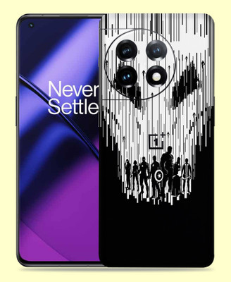 WeCre8 Skin's Oneplus 11 5G Mobile Skin(Avenger B&W Multicolor Mobile Skin)