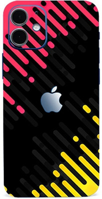 AsSkin Apple iPhone 12 Mini Mobile Skin(Abstract Lines Art Skin With High Matte Finish)