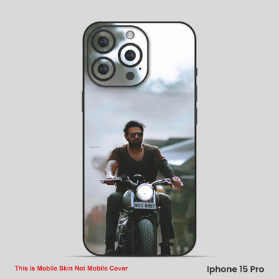 VYBE The Smart Choice iPhone 15 Pro Prabhas Mobile Skin(Metallic Silver 11)
