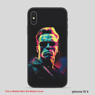 VYBE The Smart Choice iPhone 10X ART Mobile Skin(Multi color SKI D46)