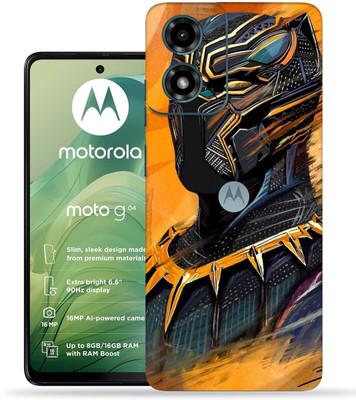 OggyBaba Moto G04 Mobile Skin(Golden Panther)