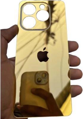 Mokteck INFINIX SMART 8 5G GOLD_Glossy Glass Finish Back Panel Skin with Logo Mobile Skin(Gold)