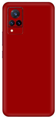 Vcare GadGets Red Matte vivo V21 5G Mobile Skin(Red Matte)