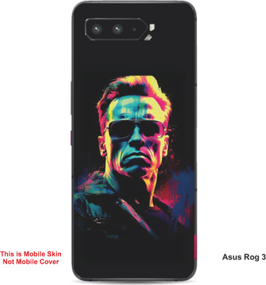 VYBE The Smart Choice Asus Rog 3 Art Embossed Mobile Skin(Multi Color 1)
