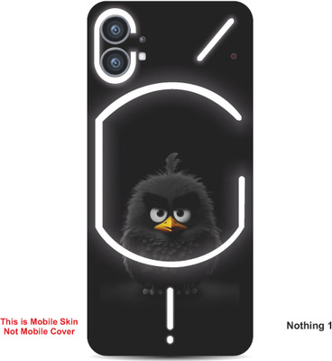 VYBE The Smart Choice Nothing 1 Angry Bird Embossed Mobile Skin(Iridium A1)