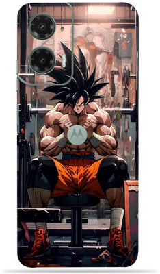 OggyBaba OggyBaba Moto G35 5g Mobile Skin(Gym with Goku)