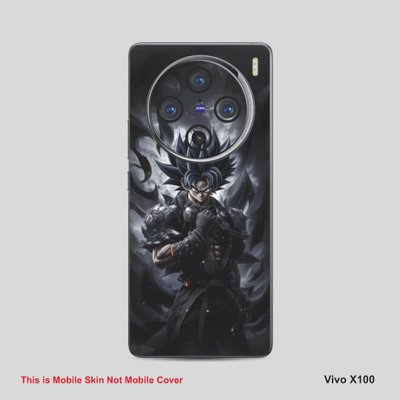 VYBE The Smart Choice Vivo 100X Goku Mobile Skin Mobile Skin(Bright Grey 20)