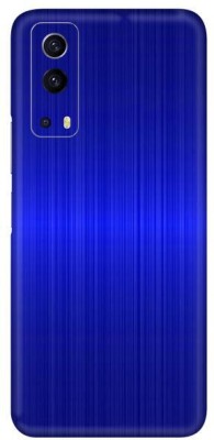 Vcare GadGets Dark Blue Brushed vivo i QOO Z3 5G Mobile Skin(Dark Blue Brushed)