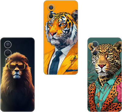 AMTHA AMTHA TECNO SPARK 7 PRO(PACK OF 3)Camera&Back Protector Premium Vinyl Mobile Skin(Multicolor)