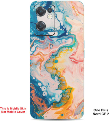 VYBE The Smart Choice One Plus Nord CE 2 Abstract Embossed Mobile Skin(Dust Storm A17)