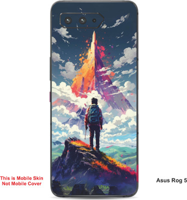 VYBE The Smart Choice Asus Rog 5 Art Embossed Mobile Skin(River Bed 1)