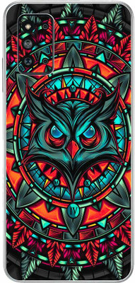 FCS Samsung Galaxy F52 5G Printed Back skin Mobile Skin(Owls Skin)