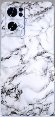 BUGGU OPPO Reno7 Pro 5G Mobile Skin(Ultra Super Marble Skin With High Matte Finish.)