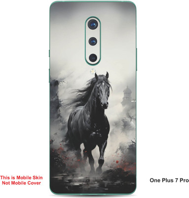 VYBE The Smart Choice One Plus 7 Pro Horse Embossed Mobile Skin(Star Dust 22)