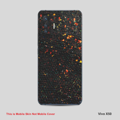 VYBE The Smart Choice Vivo X50 Pattern Mobile Skin Mobile Skin(Multi ColourCH1)