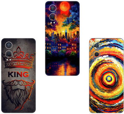 SKINFACTORY OPPO F11(PACK OF 3)Camera&Back Protector Premium Vinyl Mobile Skin(Multicolor)