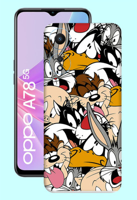 WeCre8 Skin's Oppo A78 5G Mobile Skin(Funny An Multicolor Mobile Skin)