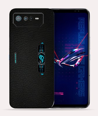 Skinex ASUS ROG PHONE 6 PRO 5G, Black Leather Mobile Skin(Multicolor Mobile Skin With camera protector (Back + Camera + Side))