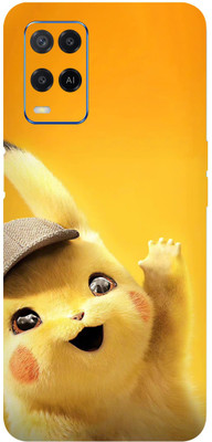 LAMHA Oppo A54 Mobile Skin(Ultra Super Baby Pikachu Skin With High Matte Finish.)