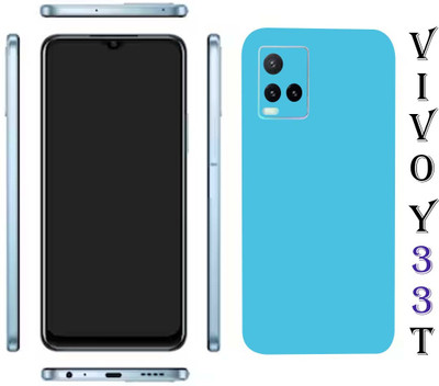 TJ CREATION Vivo Y33T Mobile Skin(Ultra Super Lighblue Matte Skin With High Matte Finish.)
