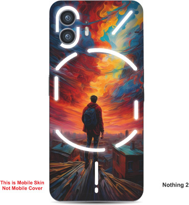 VYBE The Smart Choice Nothing 2 Abstract Embossed Mobile Skin(Bubble Gum 1)