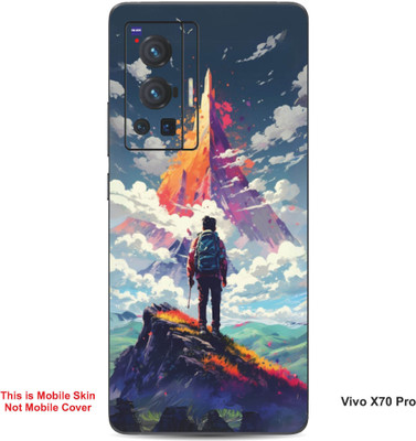 VYBE The Smart Choice Vivo X70 Pro Art Embossed Mobile Skin(River Bed 13)