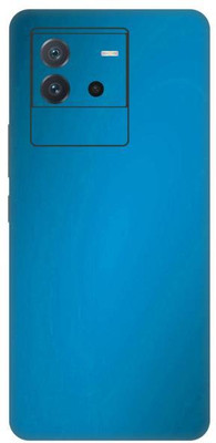 Vcare GadGets iQOO Neo 6 5G Metallic Light Blue Shining Back Side Premium Mobile Skin(Metallic Light Blue Shining)
