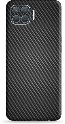 TJ CREATION OPPO F17 Pro, oppo f17 pro Mobile Skin(Ultra Super Black Carbon Fiber Skin With High Mattte Finish.)