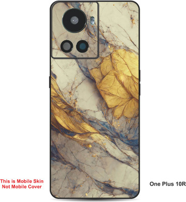 VYBE The Smart Choice One Plus 10R Abstract Embossed Mobile Skin(Hippie Blue A9)