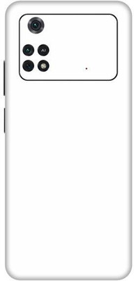 Vcare GadGets Poco M4 Pro Mobile Skin(White)