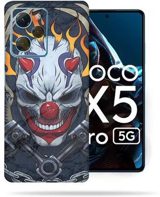 Skinex Xiaomi Poco X5 Pro 5G Pro 5G, Devil Illustrate Mobile Skin(Multicolor Mobile Skin With camera protector (Back + Camera + Side))
