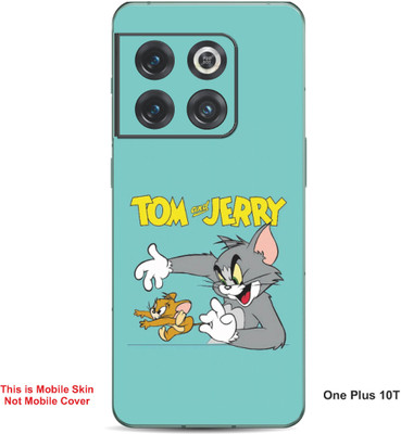 VYBE The Smart Choice One Plus 10T Tom & Jerry Embossed Mobile Skin(Lights Blue 25)