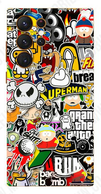AsSkin Samsung Galaxy S23 Ultra 5g, samsung s23 ultra 5g, Samsung Galaxy Mobile Skin(Ultra Super Sticker Bombing Skin With High Matte Finish.)