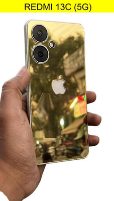 MOKPLZ REDMI 13C 5G, POCO M6 5G, GOLD APPLE BACK PANEL Mobile Skin(Gold)