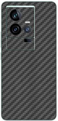 Vcare GadGets i QOO 11 5G Mobile Skin(Fiber Carbon Gun Metal)