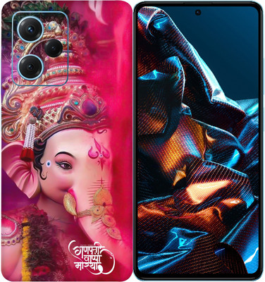 SkinoMania POCO X5 Pro 5G Mobile Skin(Multicolor Ganpati)