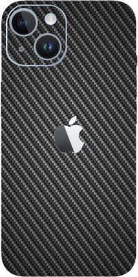 BUGGU APPLE iPhone 13 Mobile Skin(Ultra Super Black Carbon Fiber Skin With High Matte Finish)