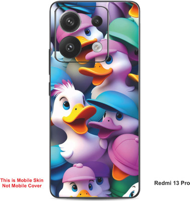 VYBE The Smart Choice Redmi 13 Pro Duck Embossed Mobile Skin(Cadillac Pink 8)