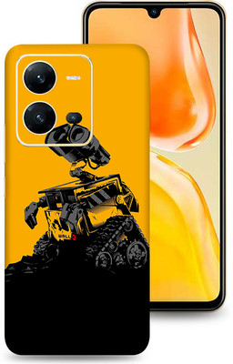 SkinoMania Vivo V25-5G Mobile Skin(Multicolor Wall E Yellow)