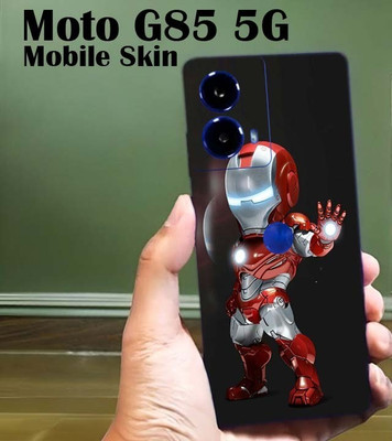 BUGGU Motorola G85 5G Mobile Skin(black and red)