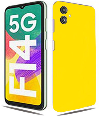 BugguSkin Samsung Galaxy F14 5G Mobile Skin(Ultra Super Yellow Matte Skin With High Matte Finish.)