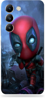 SkinoMania vivo t3 5g Ultra Premium Vinyl Mobile Skin (Multicolor) Mobile Skin(Piddu-Deadpool)