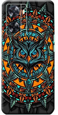 LAMHA Oppo A77 4G, oppo a77 4g Mobile Skin(Ultra Super Mighty Owl With High Matte Finish.)